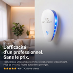 Bellaxco Pro™ Répulsif Ultrasonique : Chassez plus de 14 nuisibles définitivement